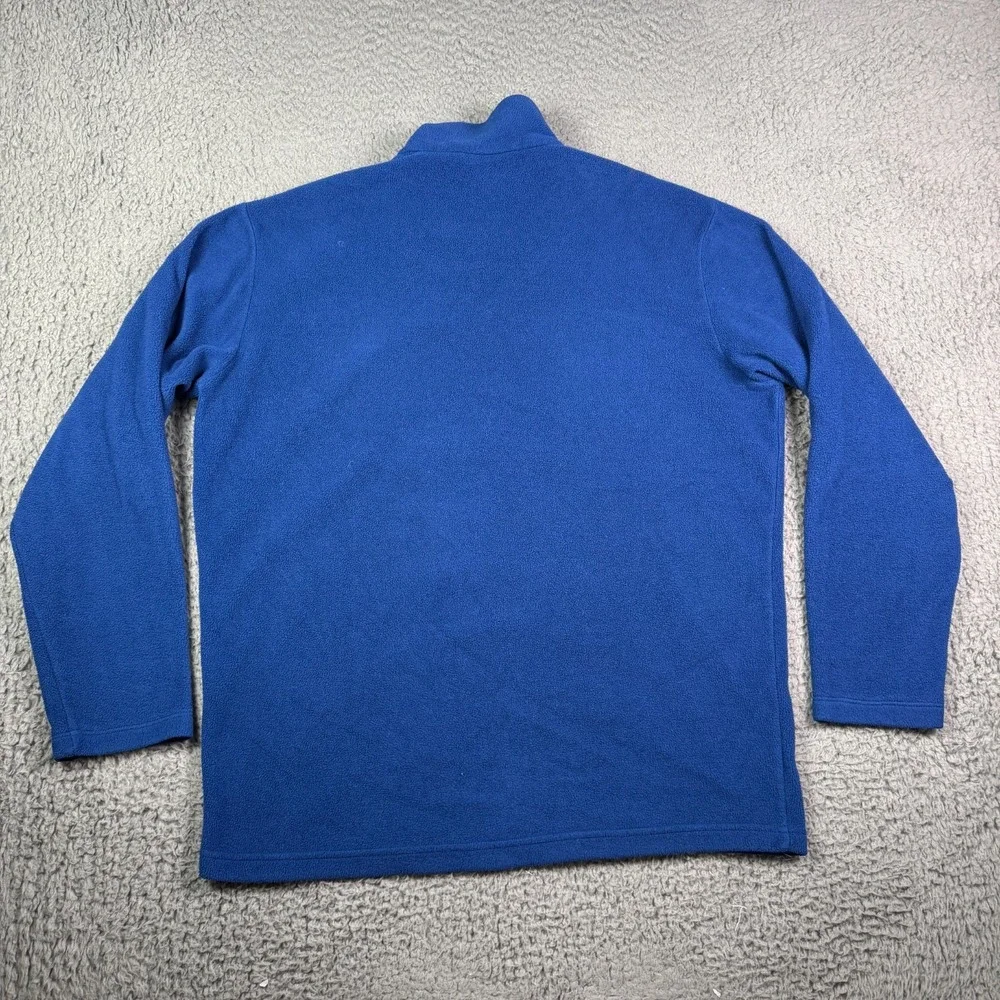 Patagonia Synchilla Micro D Fleece Sweater Mens M Blue 1/4 Zip Pullover